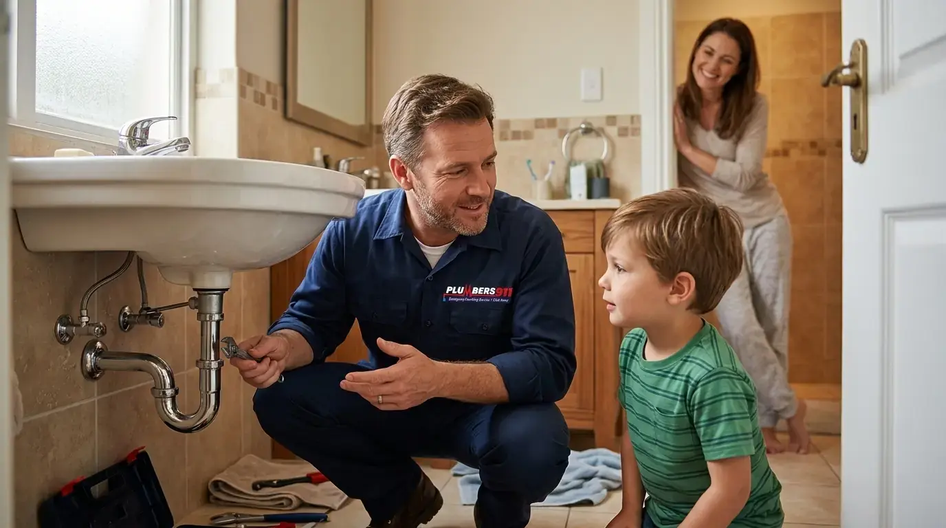 Licensed plumber at work in Tinley Park, IL